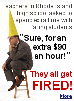 The superintendent asked that teachers spend some time tutoring students before and after classes, eat lunch with them once a week, undergo more rigorous evaluations, attend a weekly after school planning meeting, and take two weeks of training each summer. 